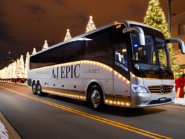 Christmas party bus rental