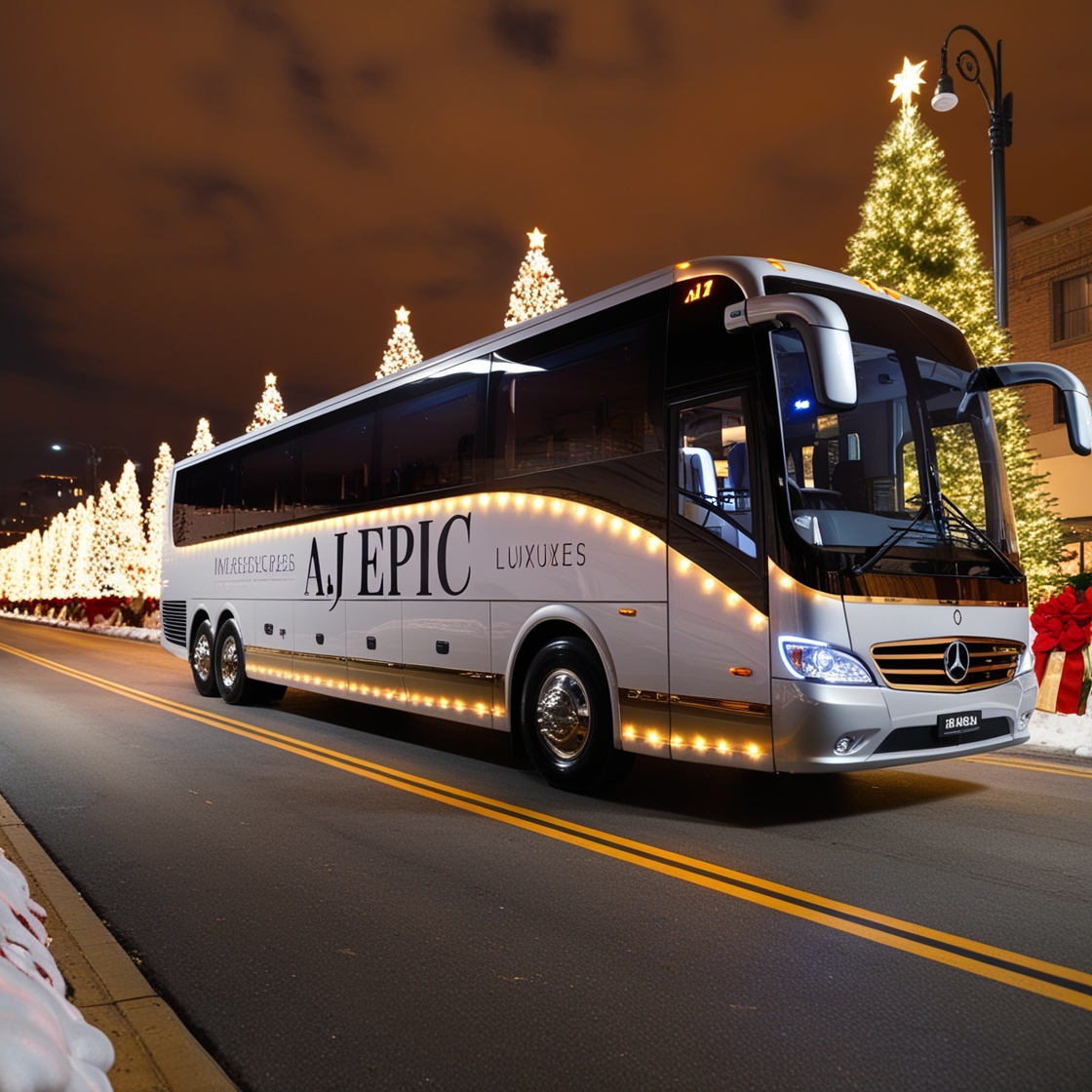 Christmas party bus rental