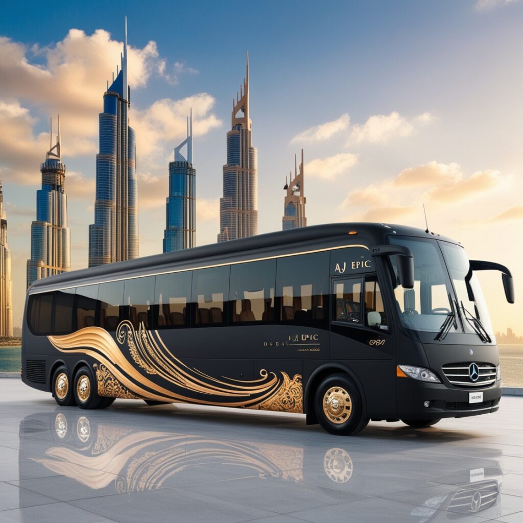 Luxury bus hire in Dubai