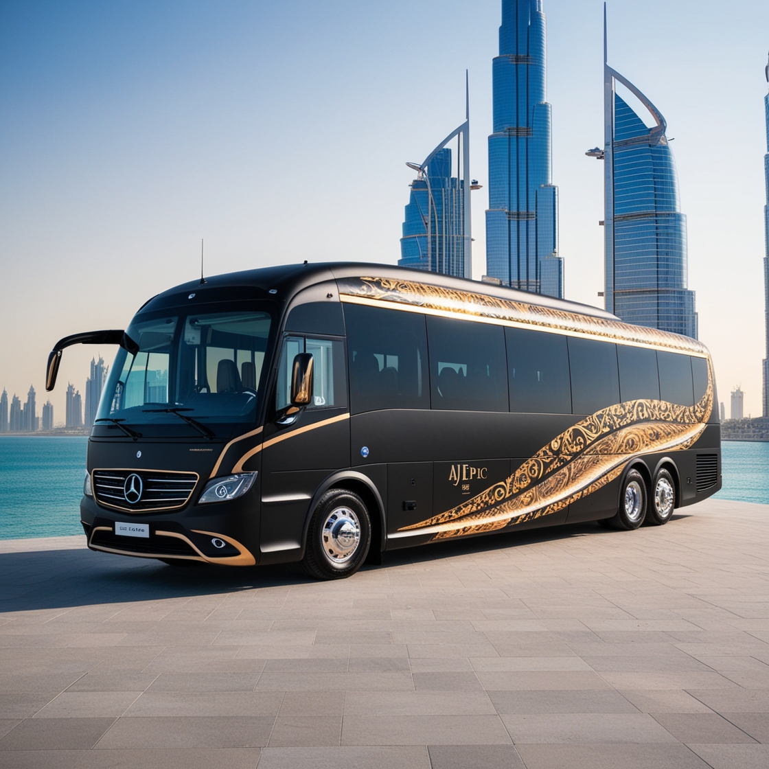 Group travel bus rental Dubai