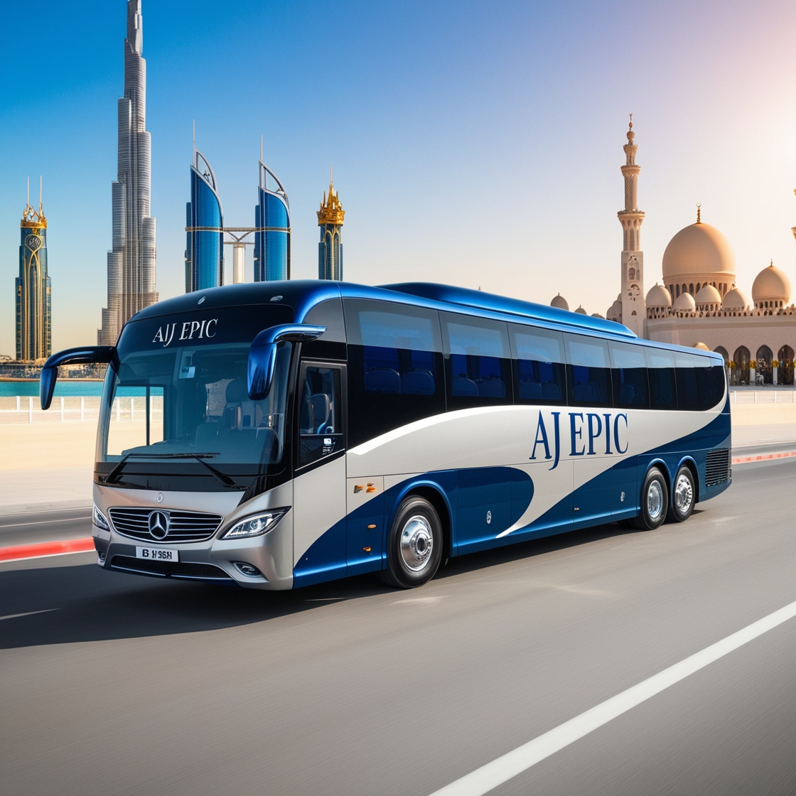 Mercedes bus rental Dubai to Abu Dhabi