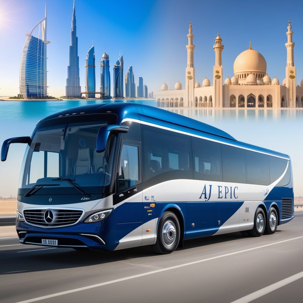 Efficient bus rental services between Dubai and Abu Dhabi