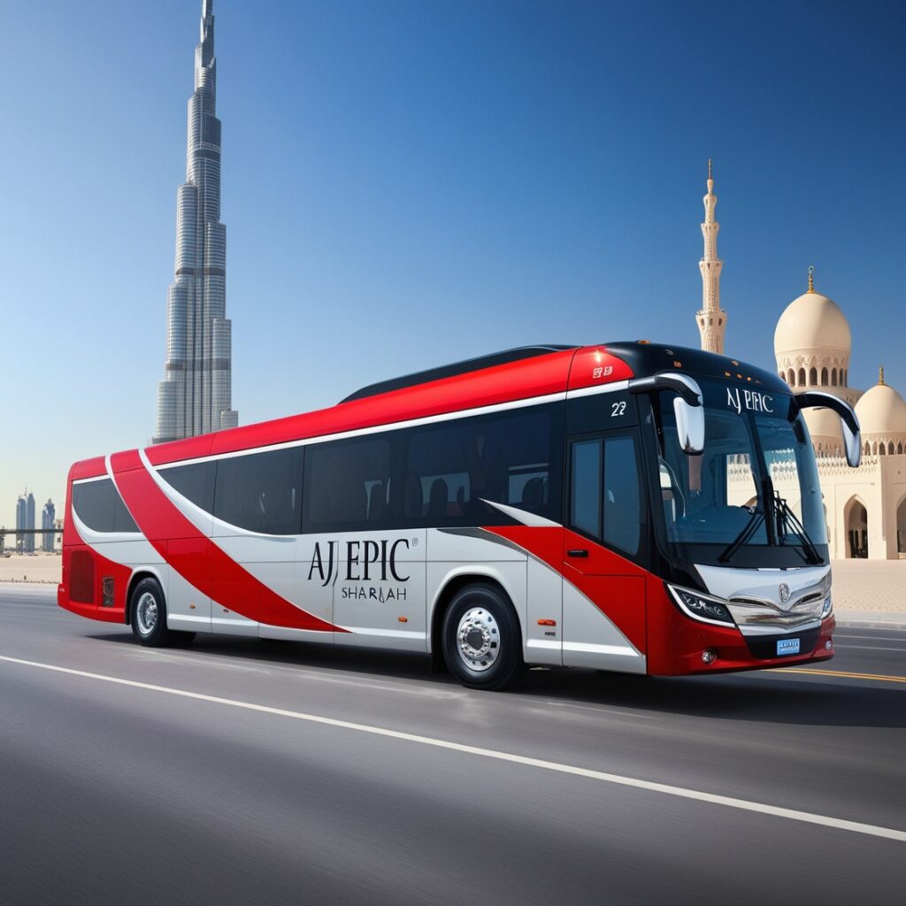 Luxury bus rental Dubai to Sharjah