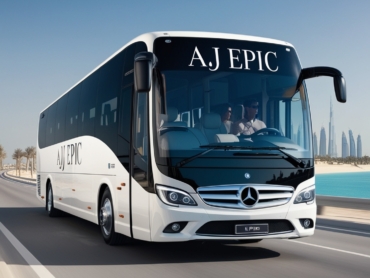 "Affordable luxury bus rental in Dubai"