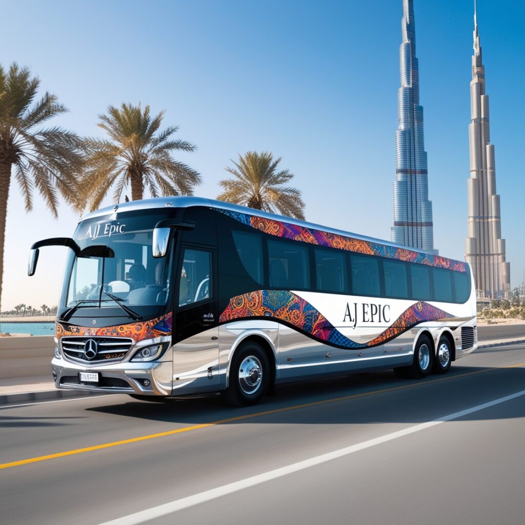 50 seater bus hire in Dubai