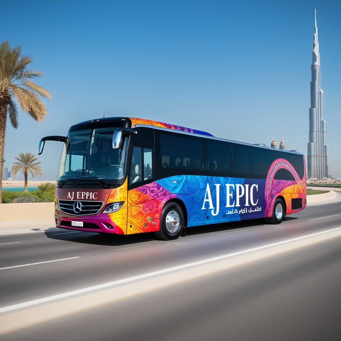 affordable 50 seater luxury bus hire Dubai