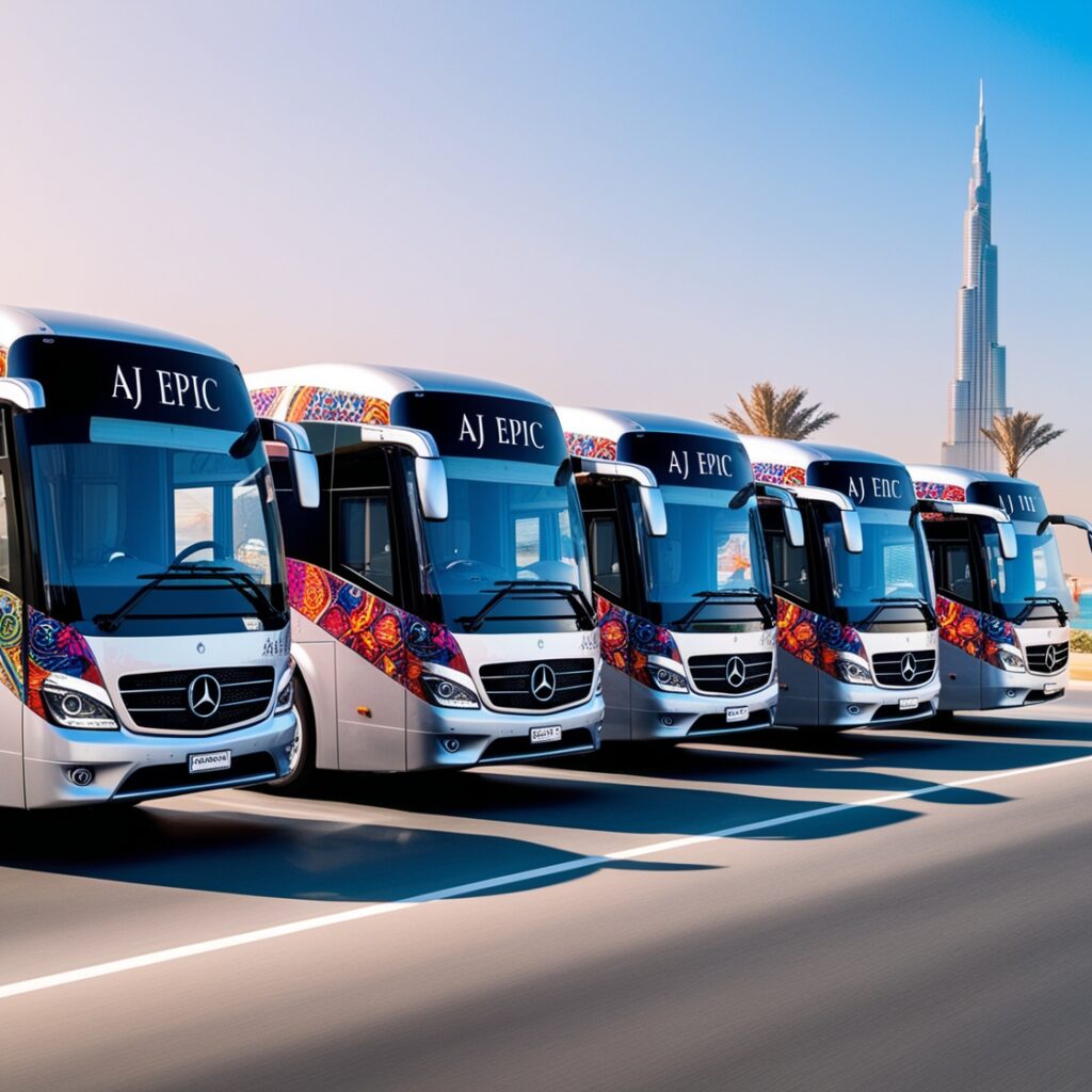 Comfortable group transportation Dubai