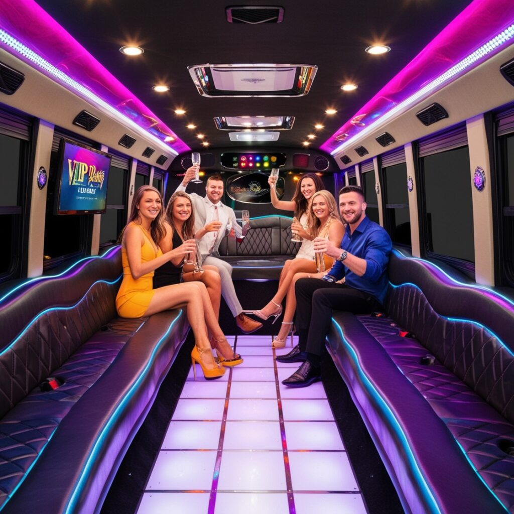 Party bus rental for weddings